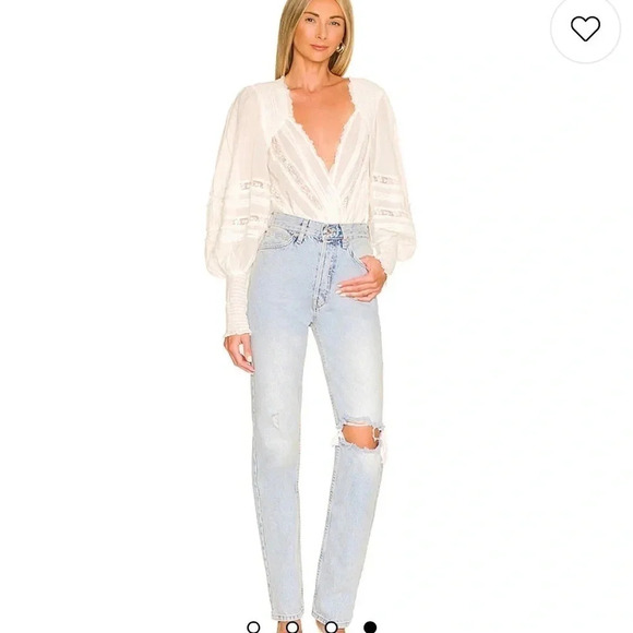 Free People Denim - X We The Free The Lasso Jean in True Blue
Free People